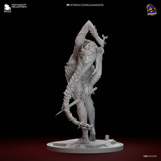 Orin the Red | 8-Inch Resin Model Kit | BG3 Baldur’s Gate Deadly Assassin