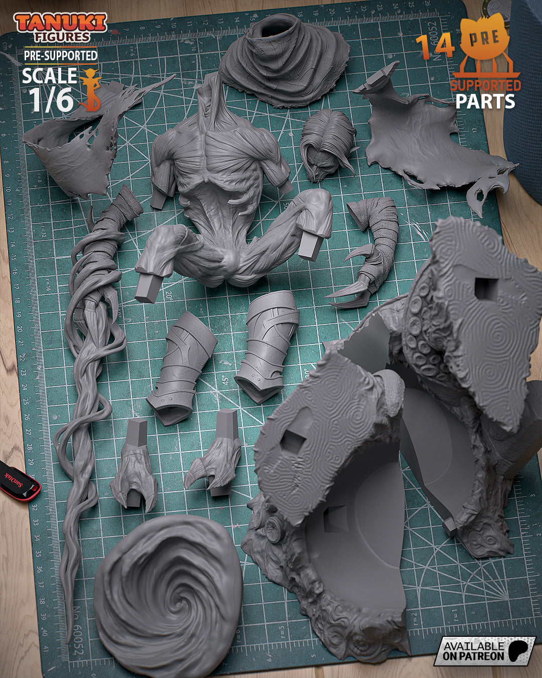 Raziel | Resin Model or Bust Kit | Soul Reaver Wraith of the Abyss