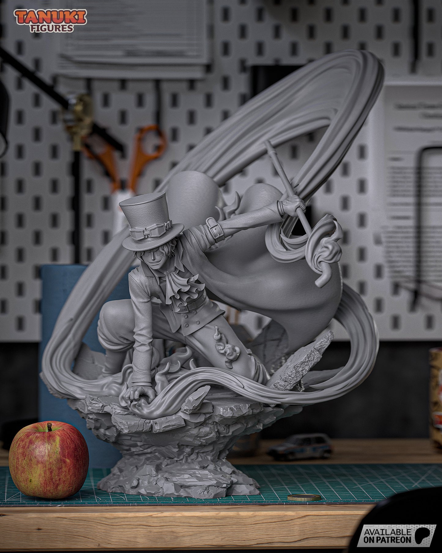 Sabo | Resin Model or Bust Kit | One Piece Flame Emperor