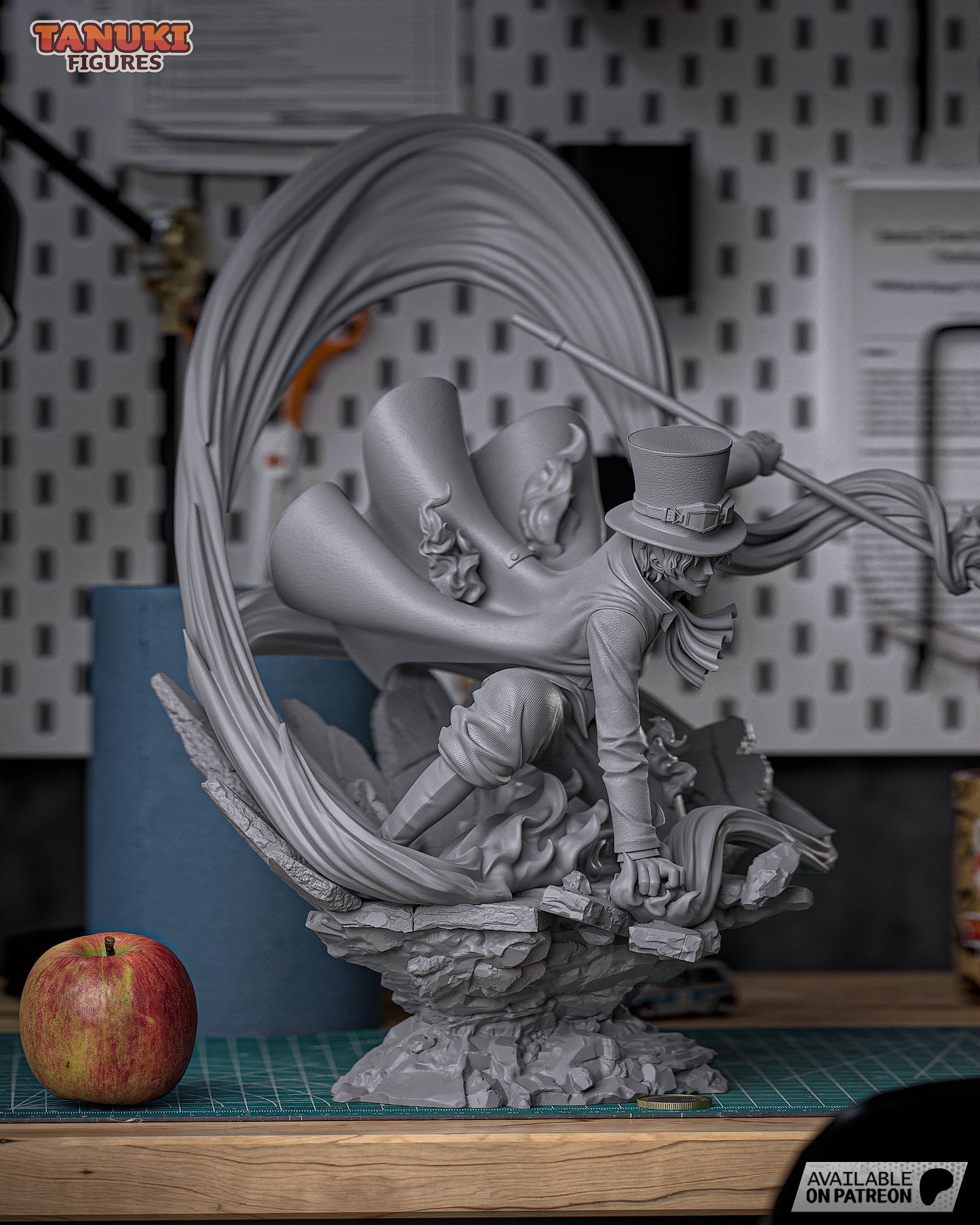 Sabo | Resin Model or Bust Kit | One Piece Flame Emperor