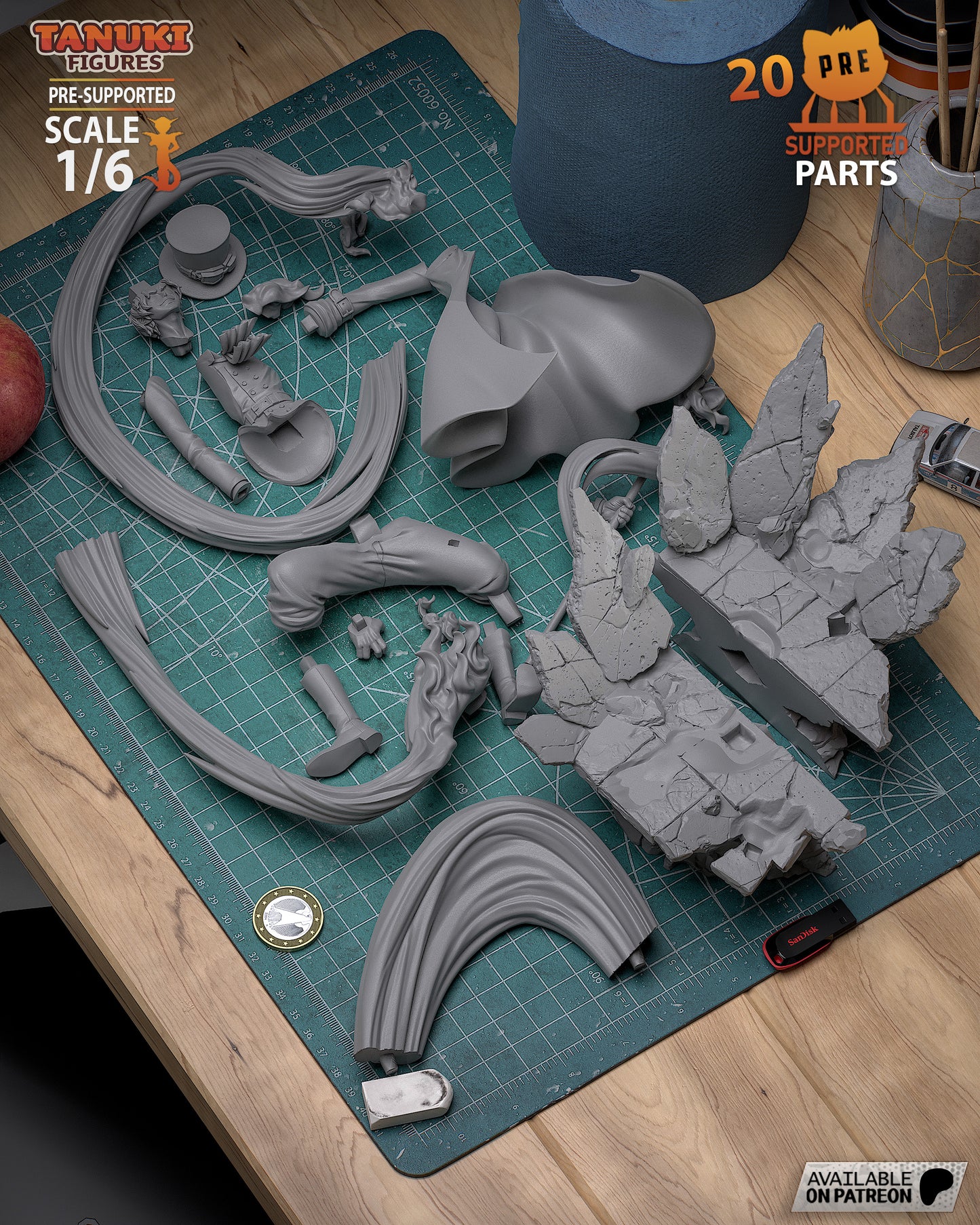 Sabo | Resin Model or Bust Kit | One Piece Flame Emperor