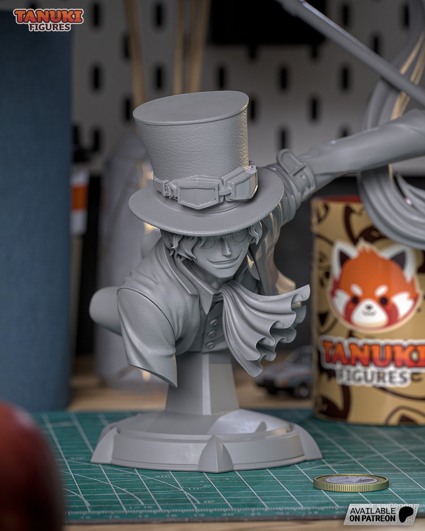 Sabo | Resin Model or Bust Kit | One Piece Flame Emperor