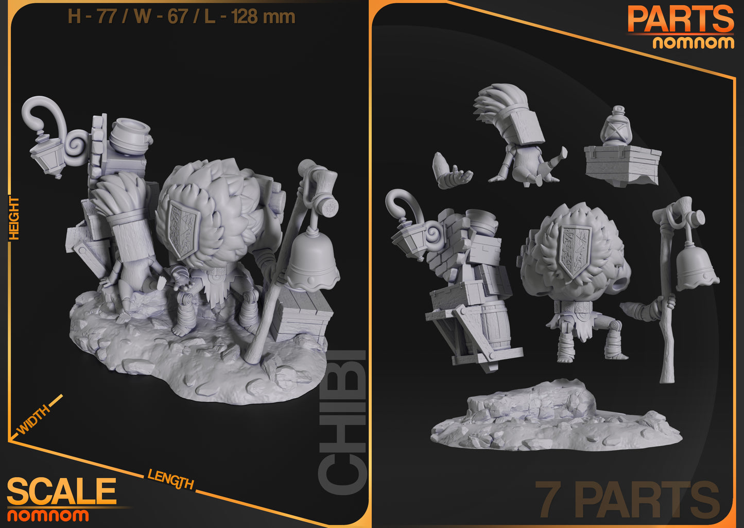 Chibi Noco | 3-Inch Resin Model Kit | Clair Obscur Expedition 33