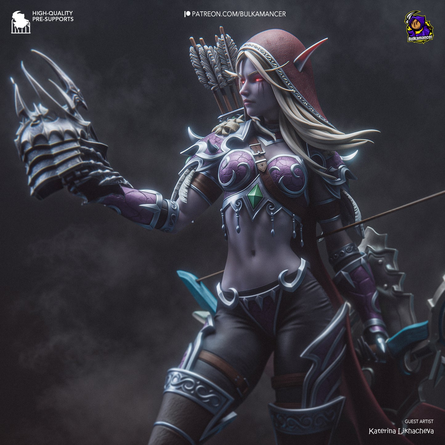 Sylvanas Windrunner | 11-Inch Resin Model Kit | World of Warcraft Banshee Queen