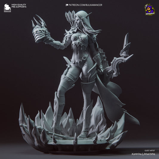 Sylvanas Windrunner | 11-Inch Resin Model Kit | World of Warcraft Banshee Queen