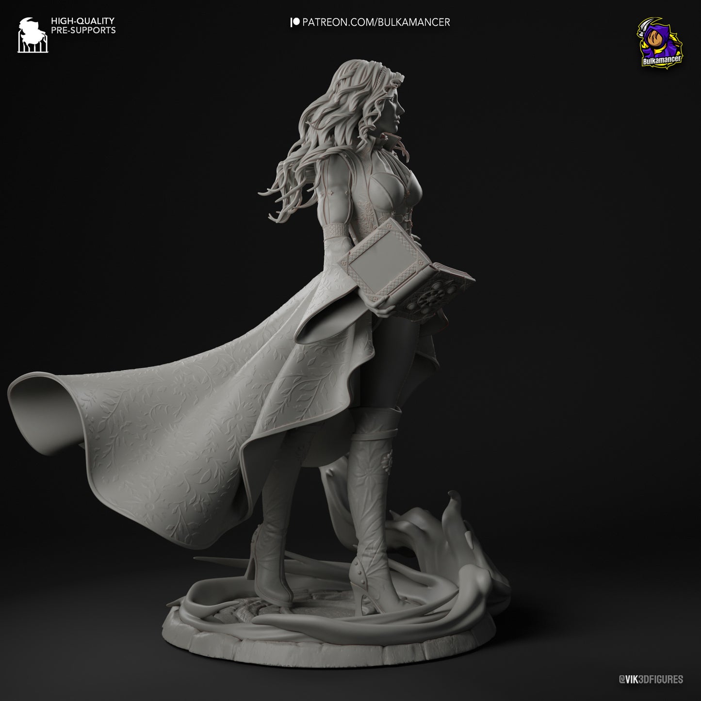 Triss Merigold | 9.5-Inch Resin Model Kit | Witcher Sorceress of Temeria