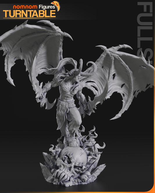 Illidan Stormrage | 11.5-Inch Resin Model Kit | World of Warcraft Demon Hunter