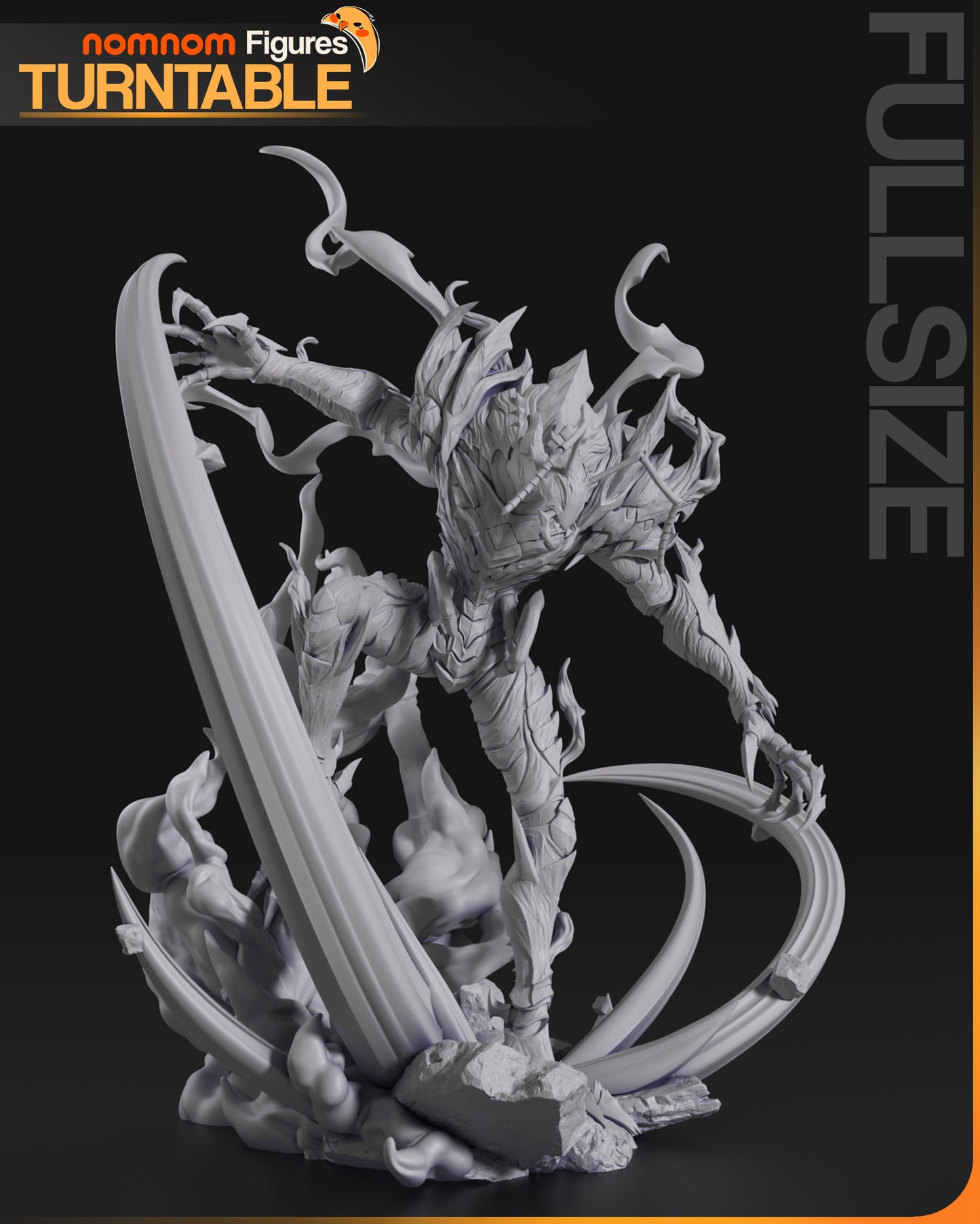 Shadow Beru | Resin Model or Bust Kit | DIY Executioner of the Shadows Warrior