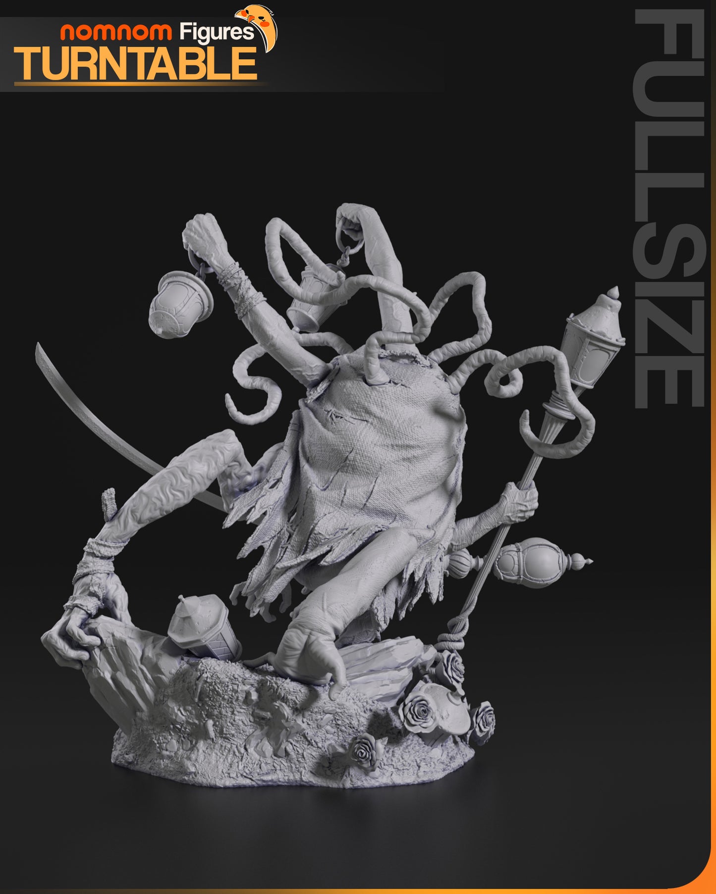 Lampmaster | Resin Model Kit | Clair Obscur: Expedition 33 Boss of Stone Wave Cliffs