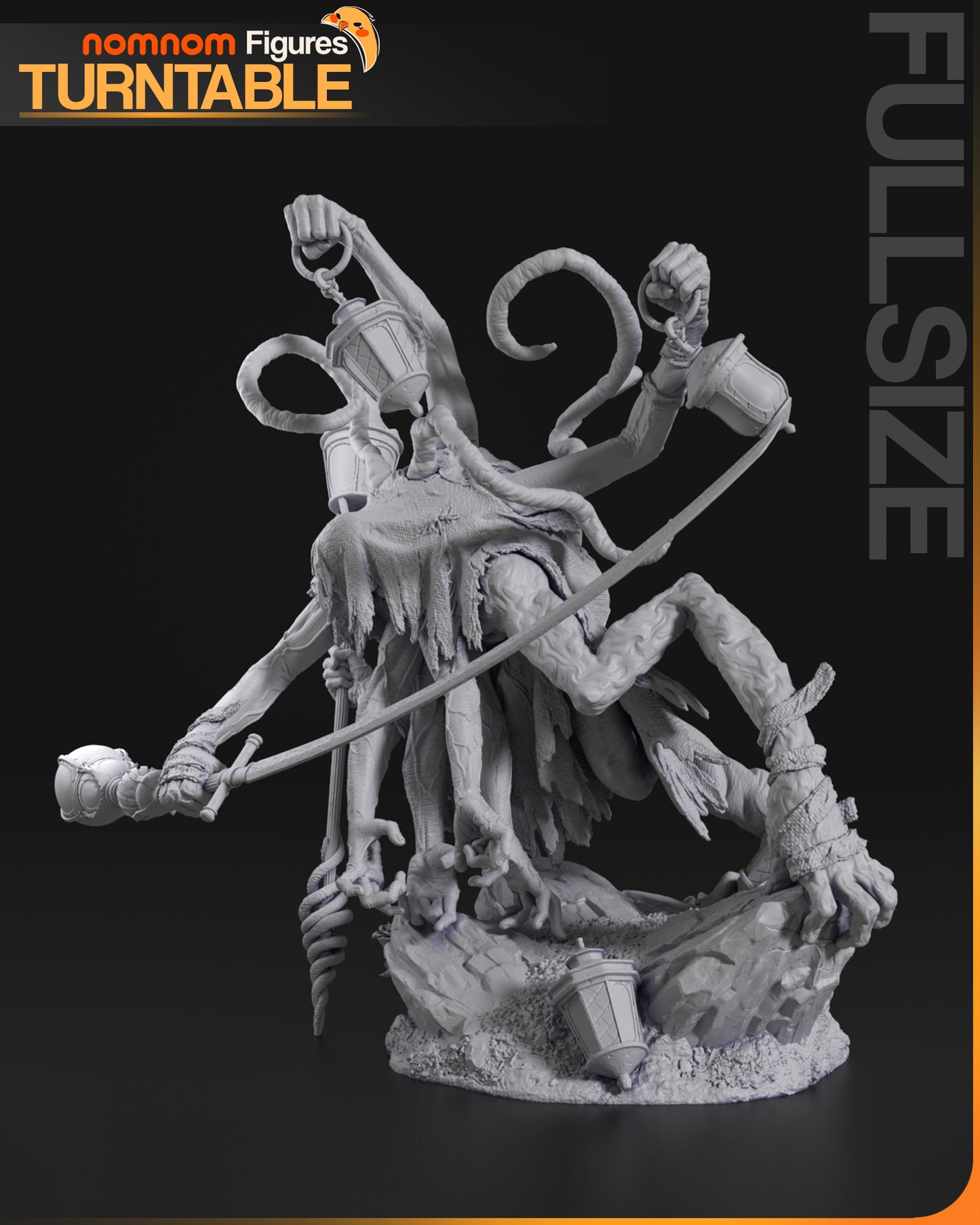 Lampmaster | Resin Model Kit | Clair Obscur: Expedition 33 Boss of Stone Wave Cliffs