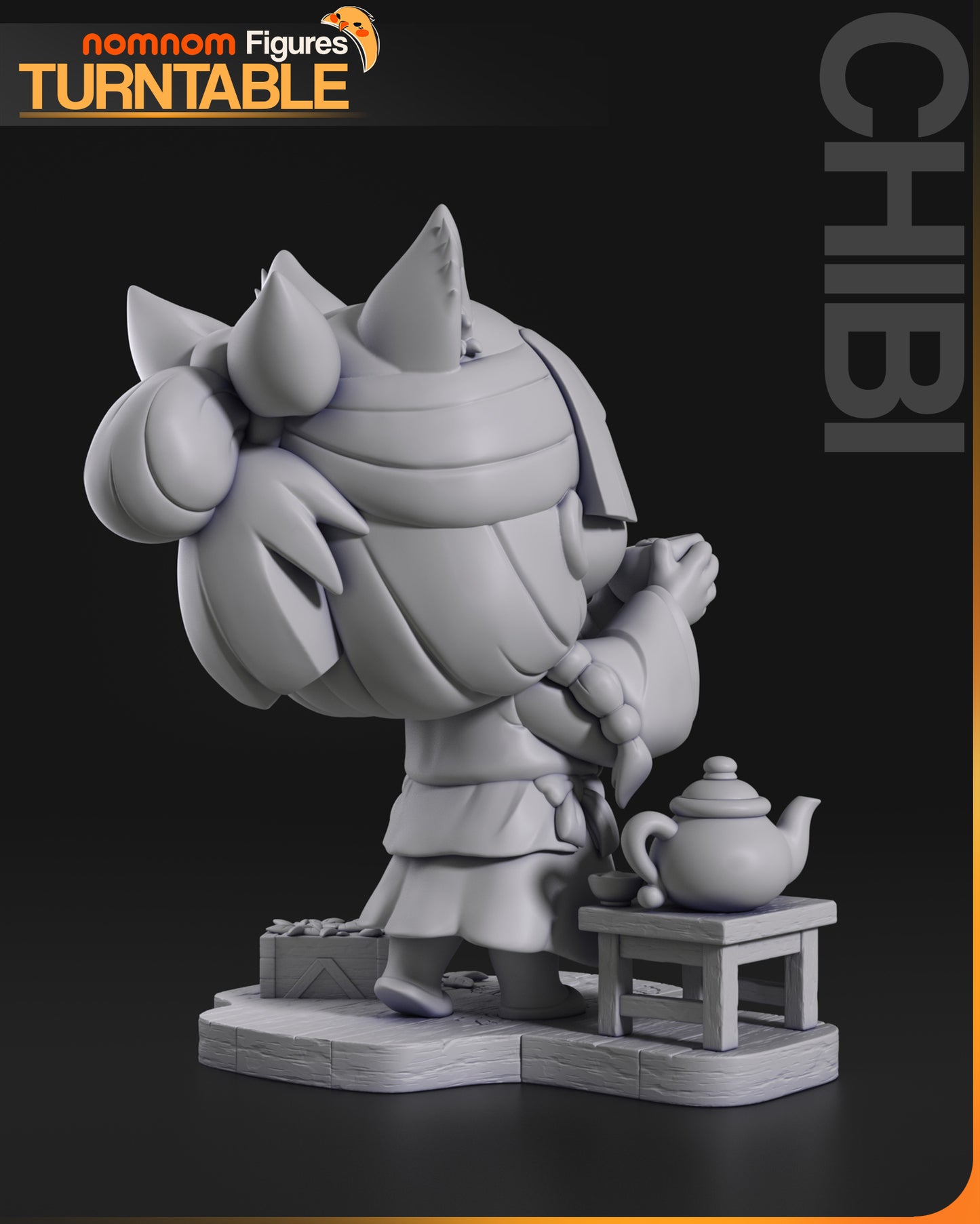 Chibi Maomao | 2.5-Inch Resin Model Kit | DIY The Apothecary Diaries Tea Time