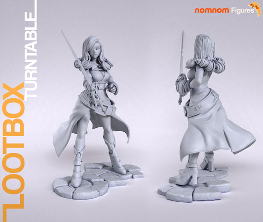 Beatrix | 6.5-Inch Resin Model Kit | DIY Final Fantasy IX Warrior Princess