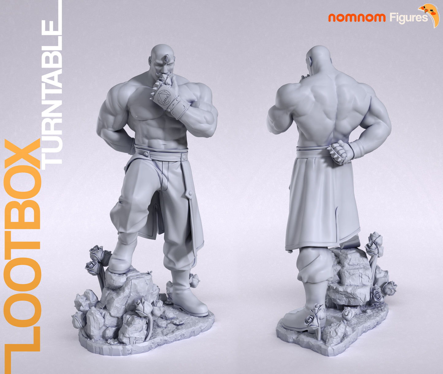 Alex Louis Armstrong | 8-Inch Resin Model Kit | Fullmetal Alchemist