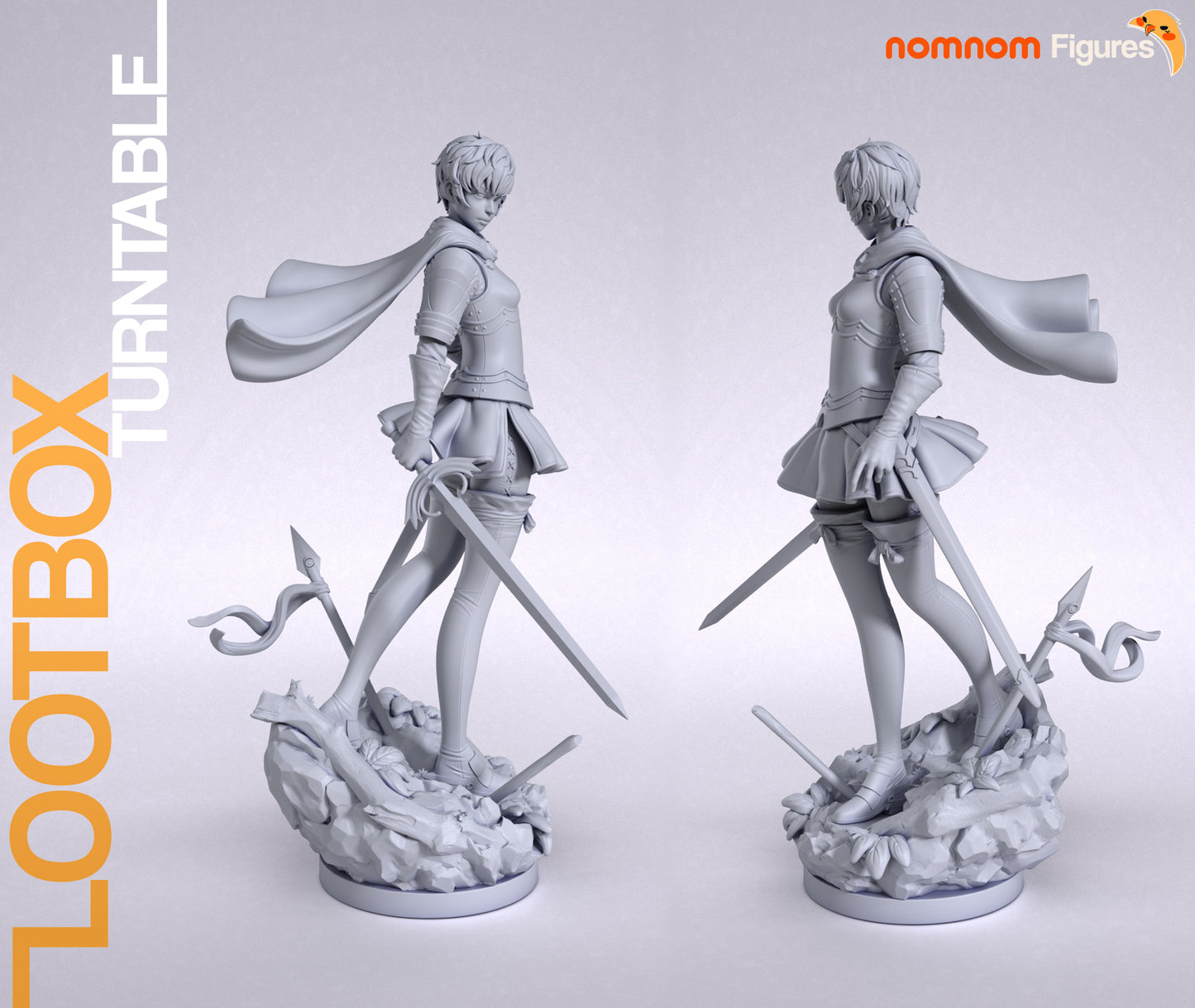 Casca | 7.5" Resin Model Kit | DIY Berserk Iconic Warrior