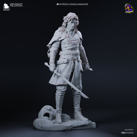 Verso | 9.5-Inch Resin Model Kit | DIY Clair Obscur: Expedition 33 Mysterious Swordsman