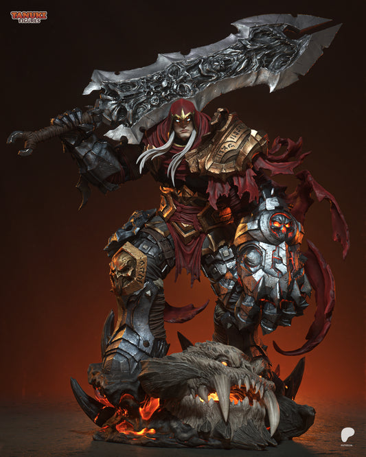War | Resin Model or Bust Kit | Darksiders Rider of the Apocalypse