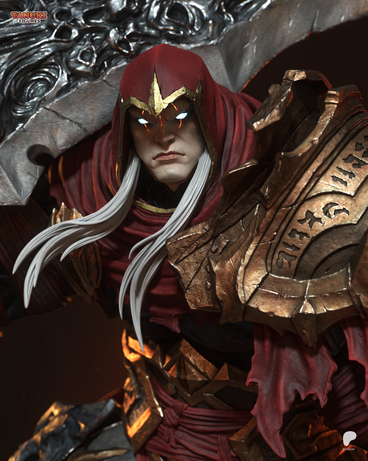 War | Resin Model or Bust Kit | Darksiders Rider of the Apocalypse
