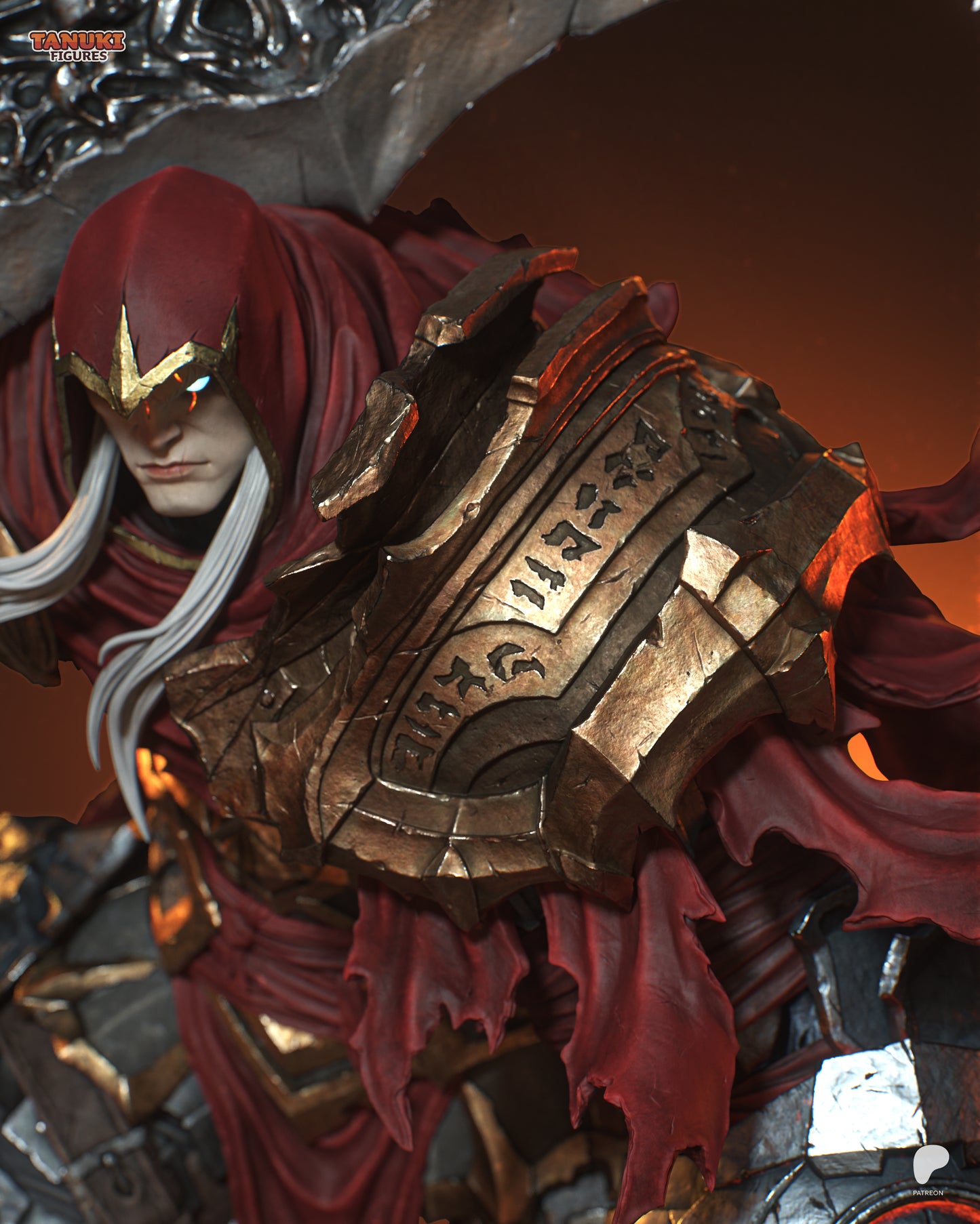 War | Resin Model or Bust Kit | Darksiders Rider of the Apocalypse