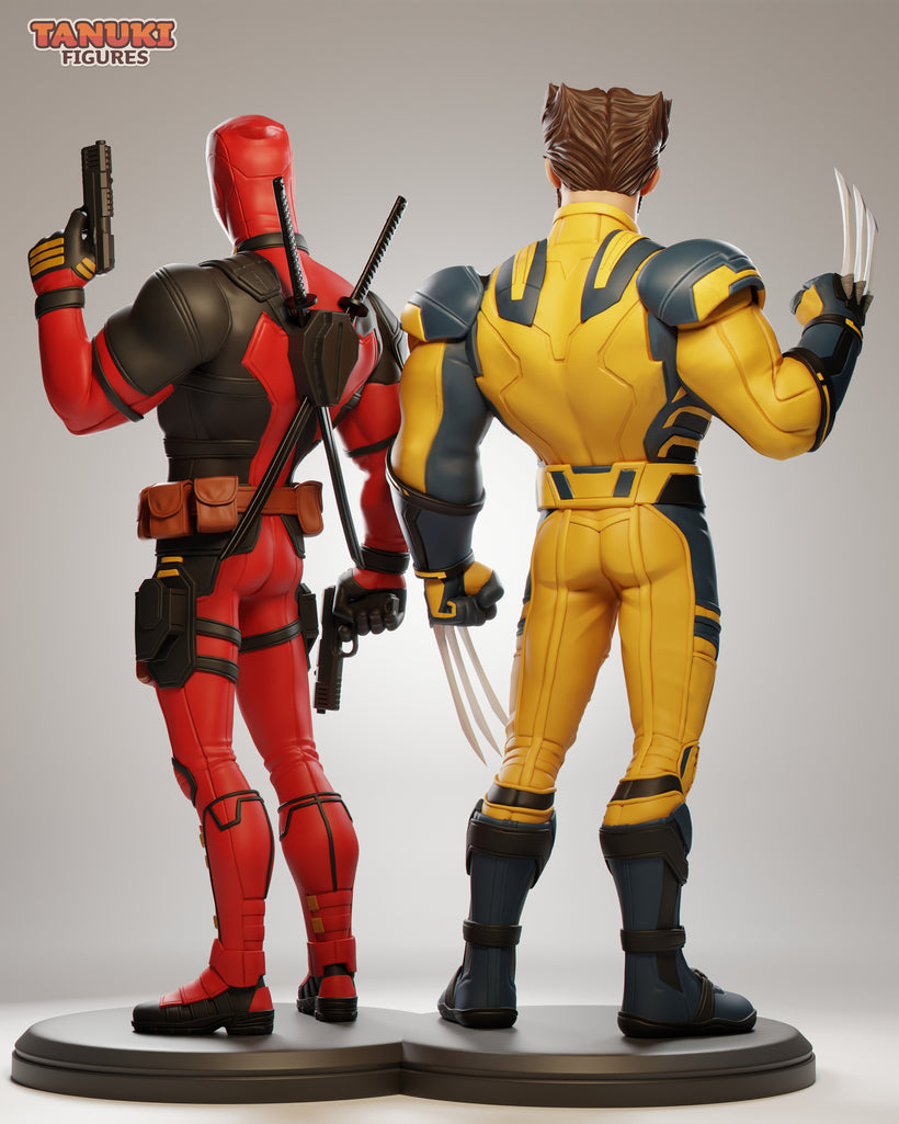 Deadpool | 6-Inch Resin Model Kit | Toon-Style Chaotic Merc