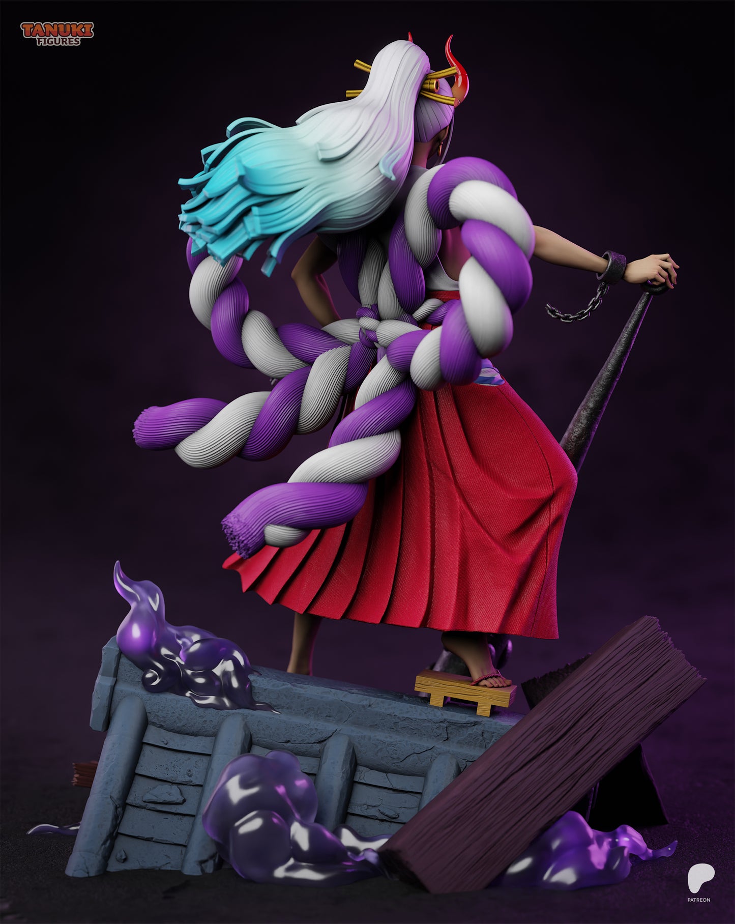 Yamato | Resin Model or Bust Kit | One Piece Oni Princess