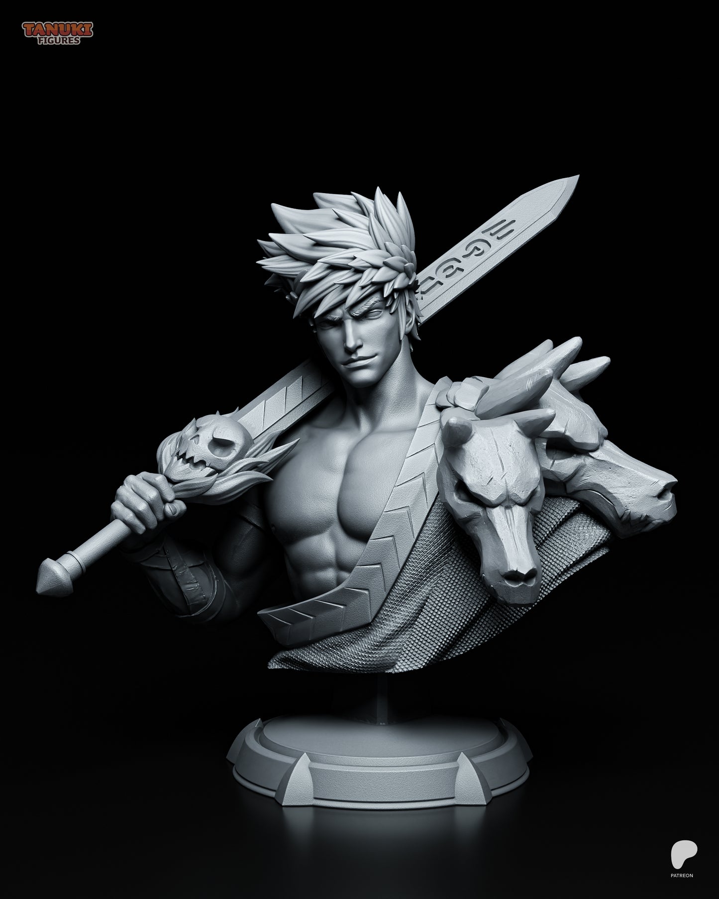 Zagreus | Resin Model or Bust Kit | Hades Prince of the Underworld