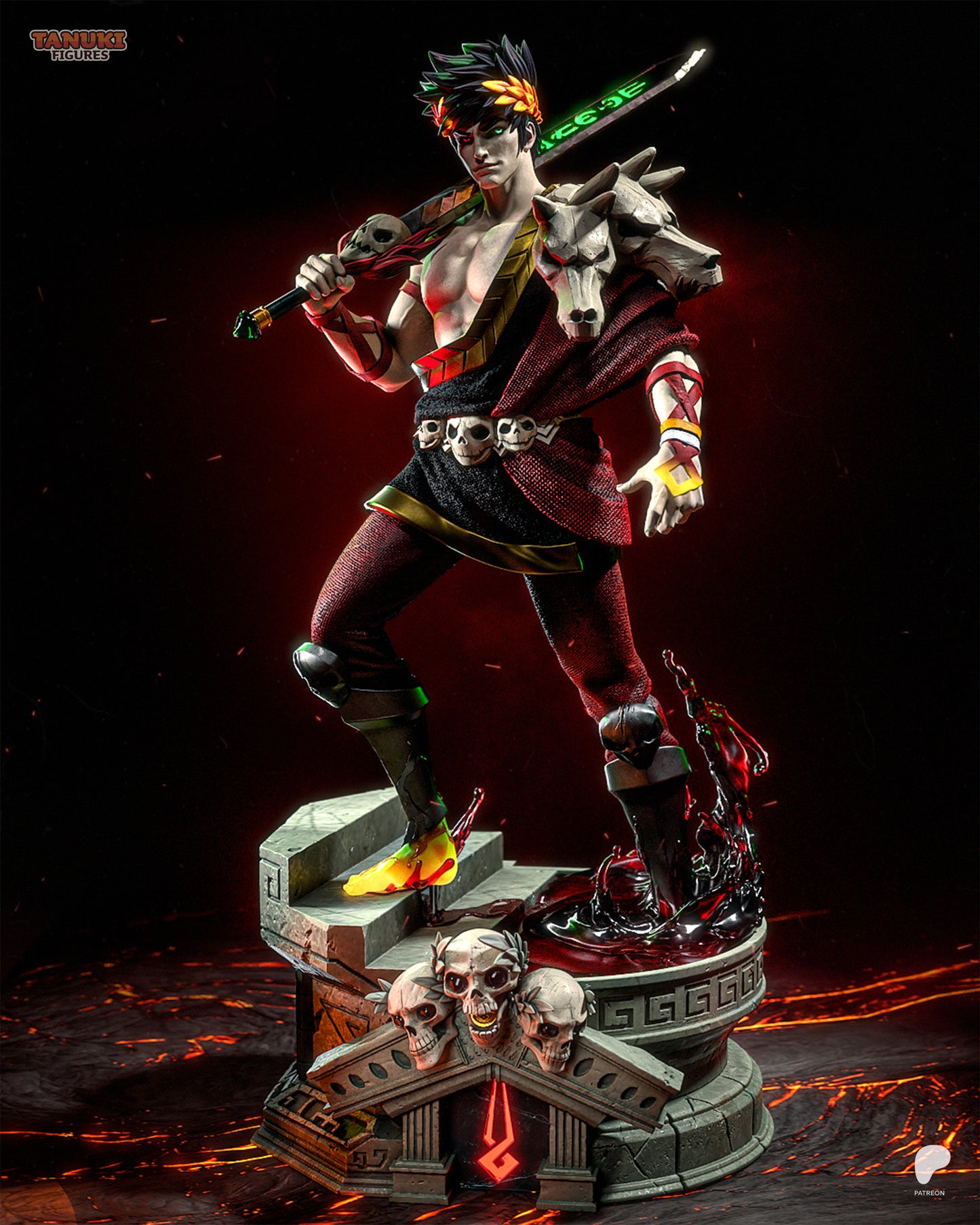Zagreus | Resin Model or Bust Kit | Hades Prince of the Underworld