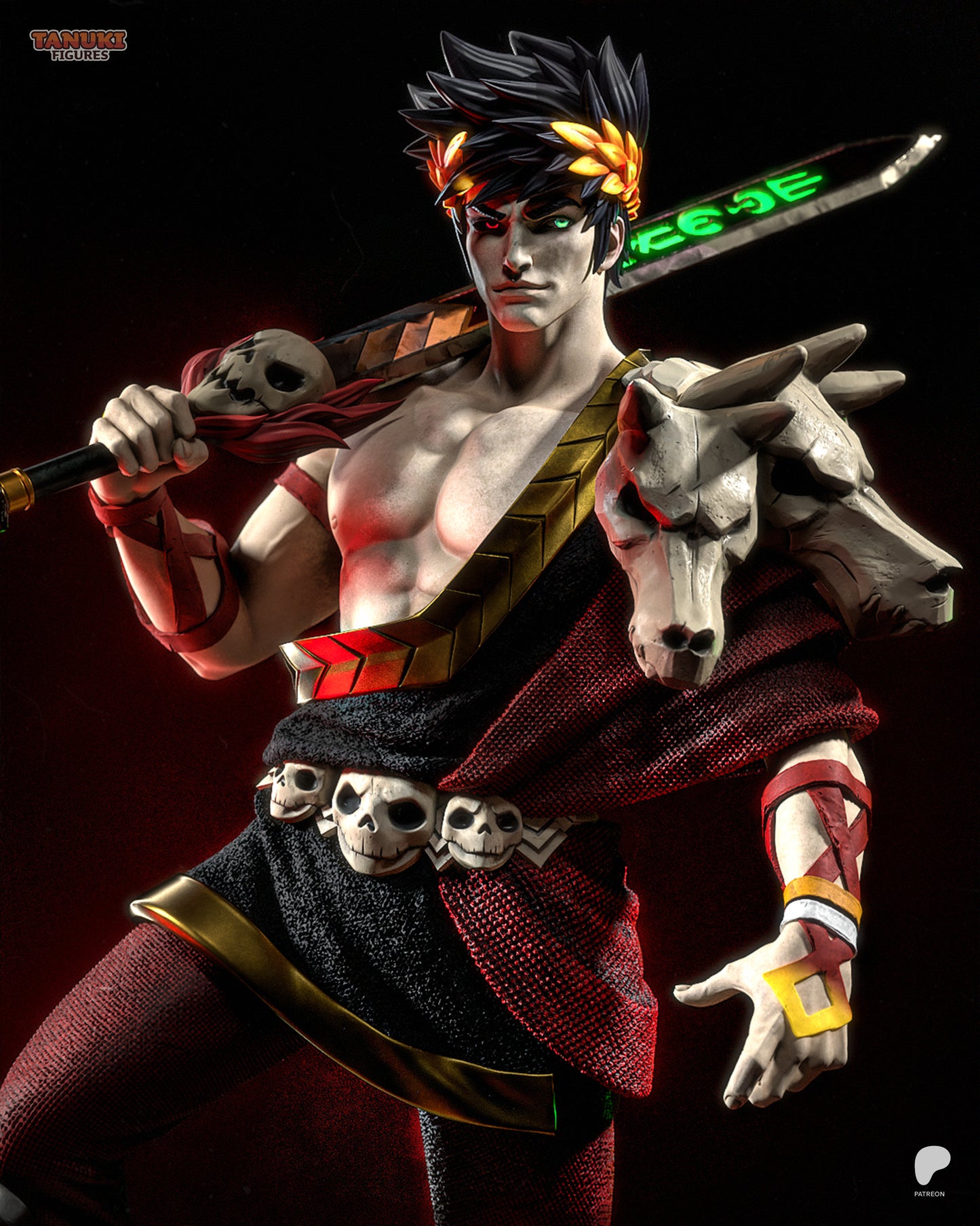 Zagreus | Resin Model or Bust Kit | Hades Prince of the Underworld
