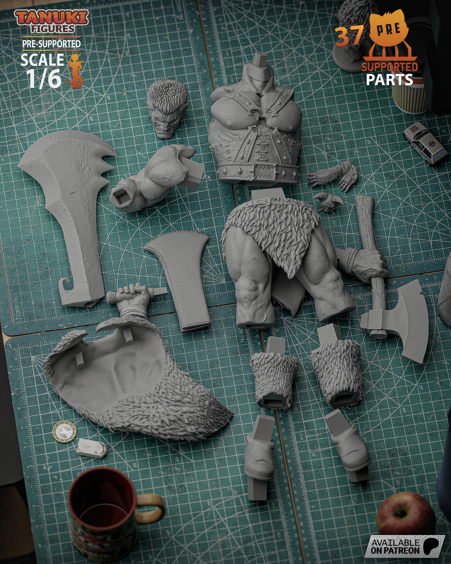 Zodd | Resin Model or Bust Kit | Berserk Immortal Apostle