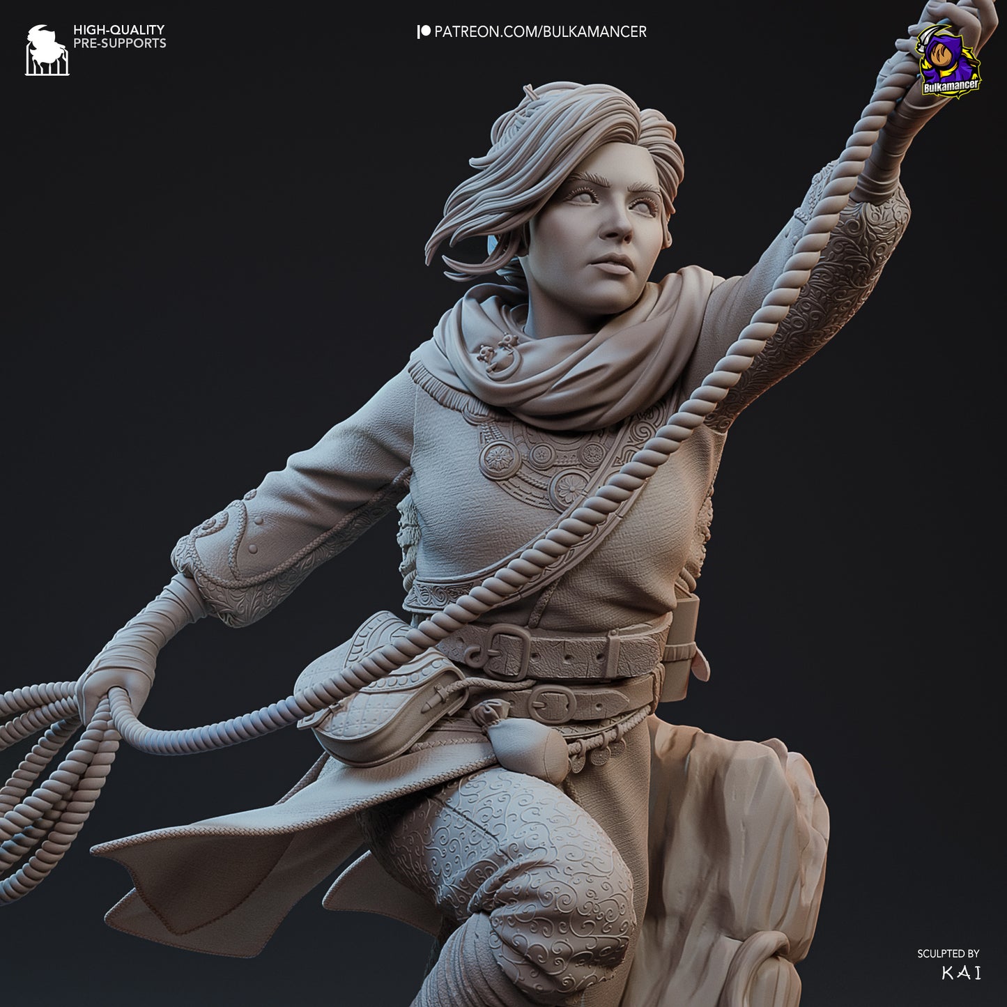 Zoe | 10-Inch Resin Model Kit | DIY Split Fiction Original Character