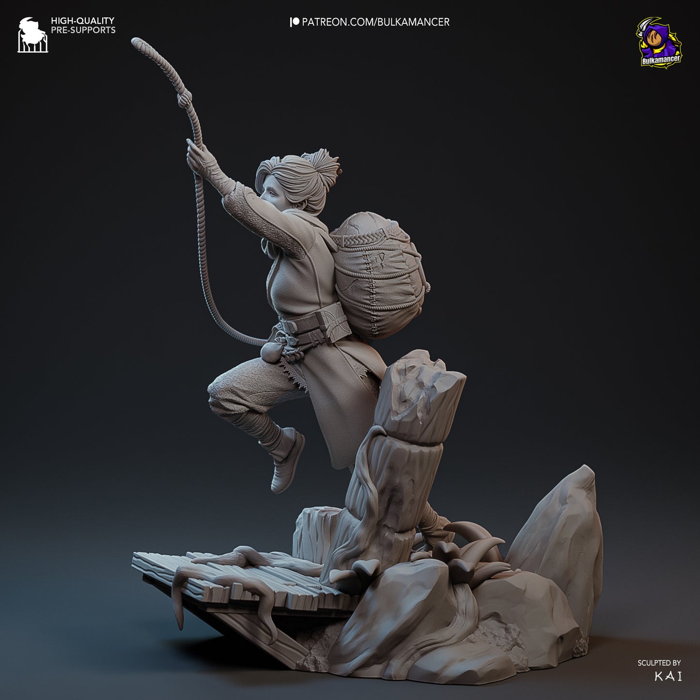 Zoe | 10-Inch Resin Model Kit | DIY Split Fiction Original Character