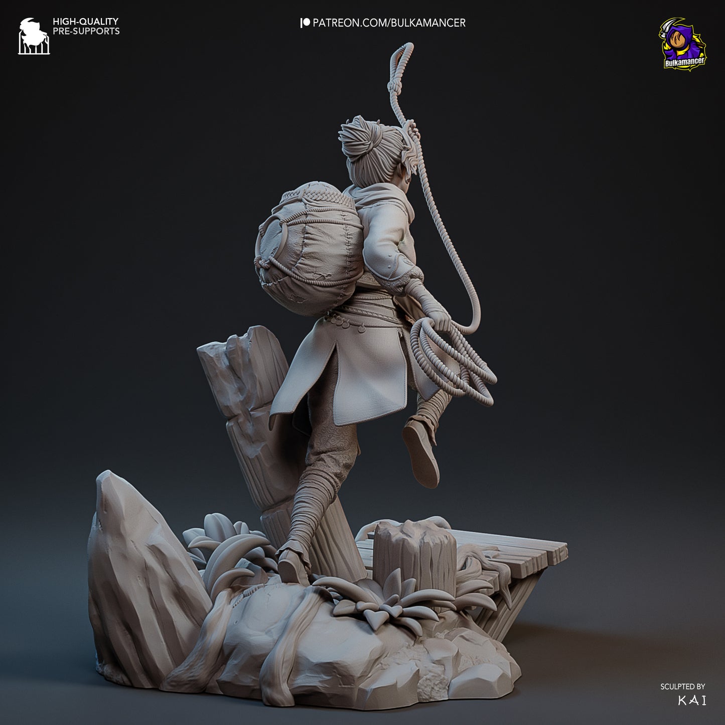 Zoe | 10-Inch Resin Model Kit | DIY Split Fiction Original Character