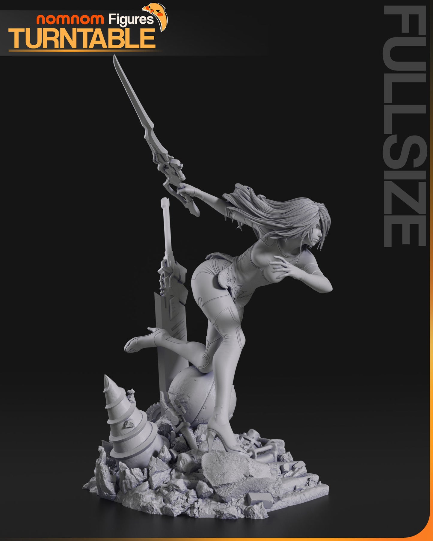 A2 | Resin Model or Bust  Kit | DIY NieR: Automata Rogue Android