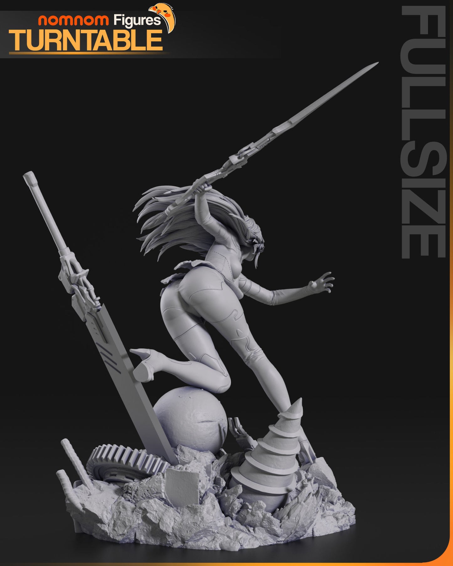 A2 | Resin Model or Bust  Kit | DIY NieR: Automata Rogue Android