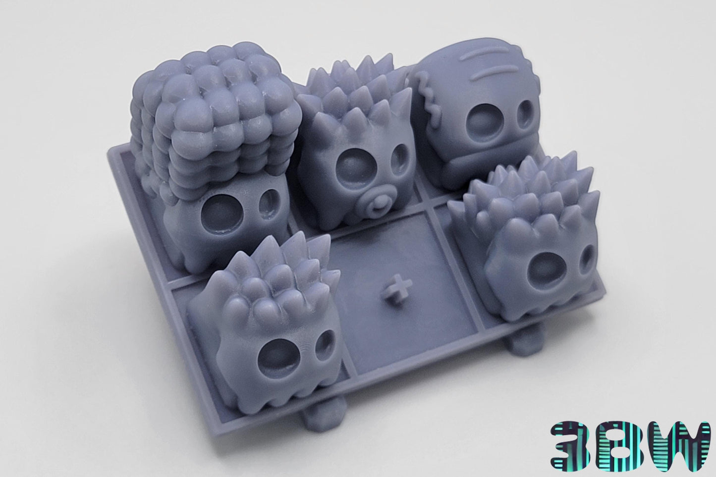 Simpsons Skeleton Keycap Set | Unpainted Resin Artisan Caps | Cherry MX | Homer, Marge, Bart, Lisa, Maggie