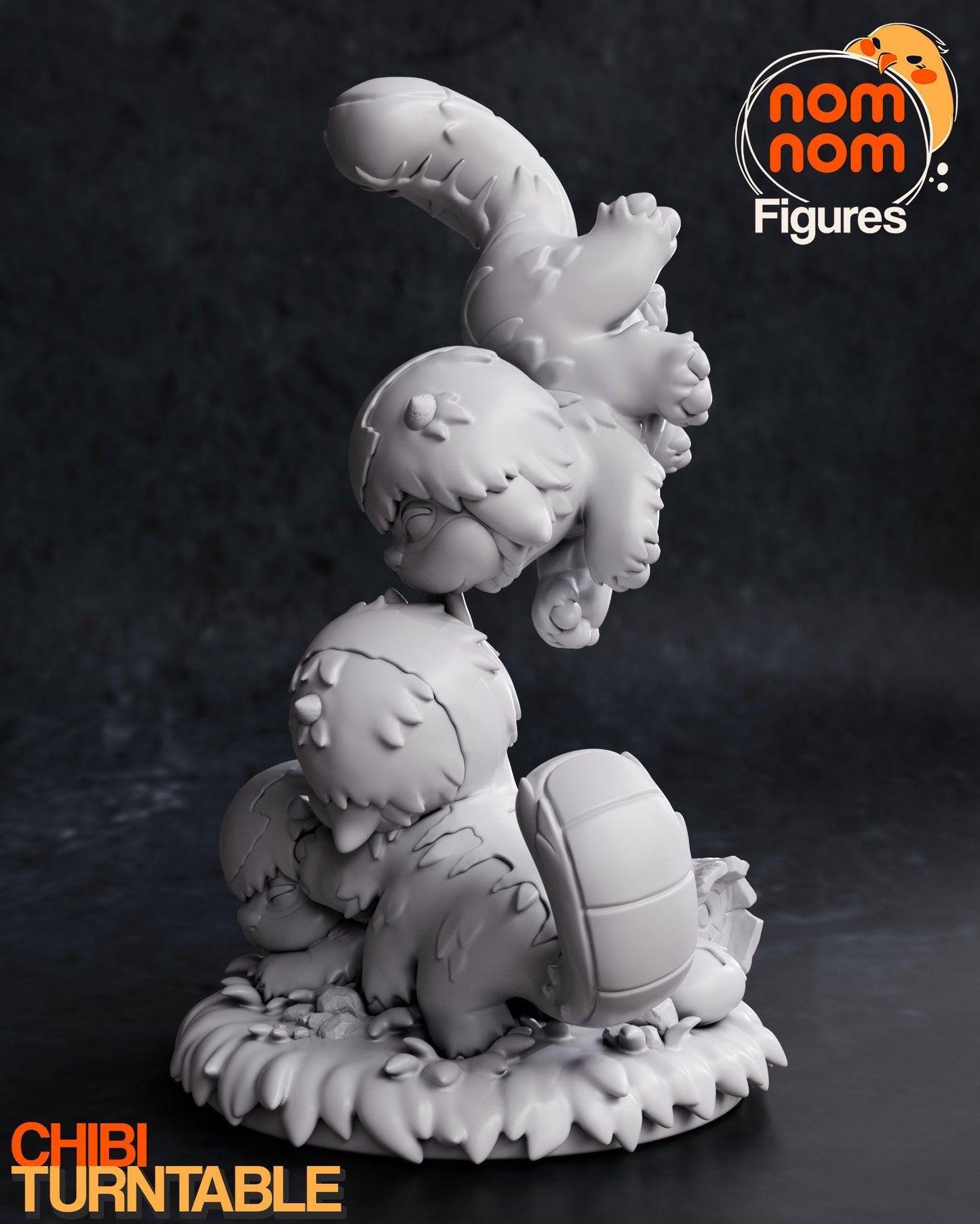 Chibi Baby Sky Bison Trio | 3-Inch Resin Model Kit | DIY Avatar: The Last Airbender Floating Creatures