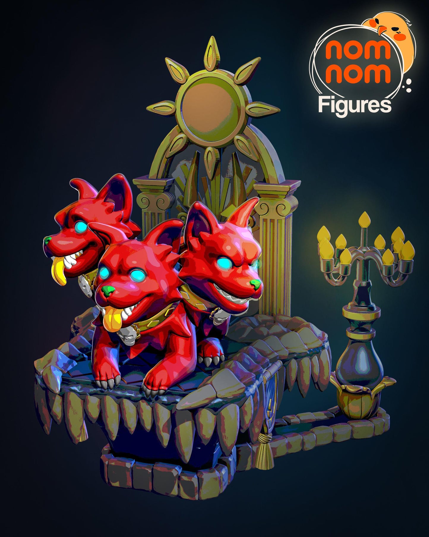 Chibi Cerberus - 6" Resin Model Kit - Hades Guard Dog