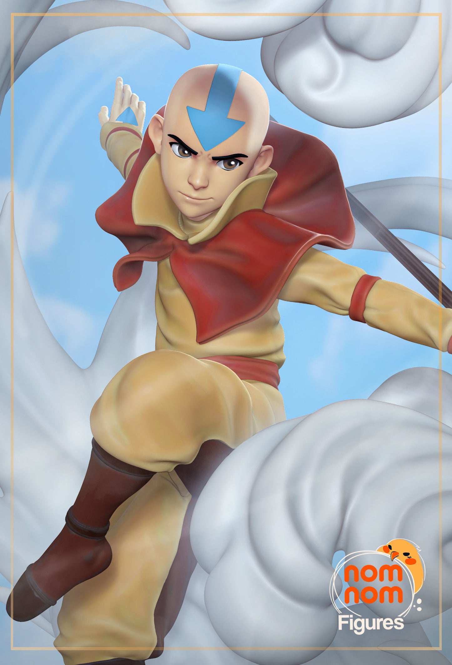 Aang | Resin Model or Bust Kit | DIY Avatar: The Last Airbender
