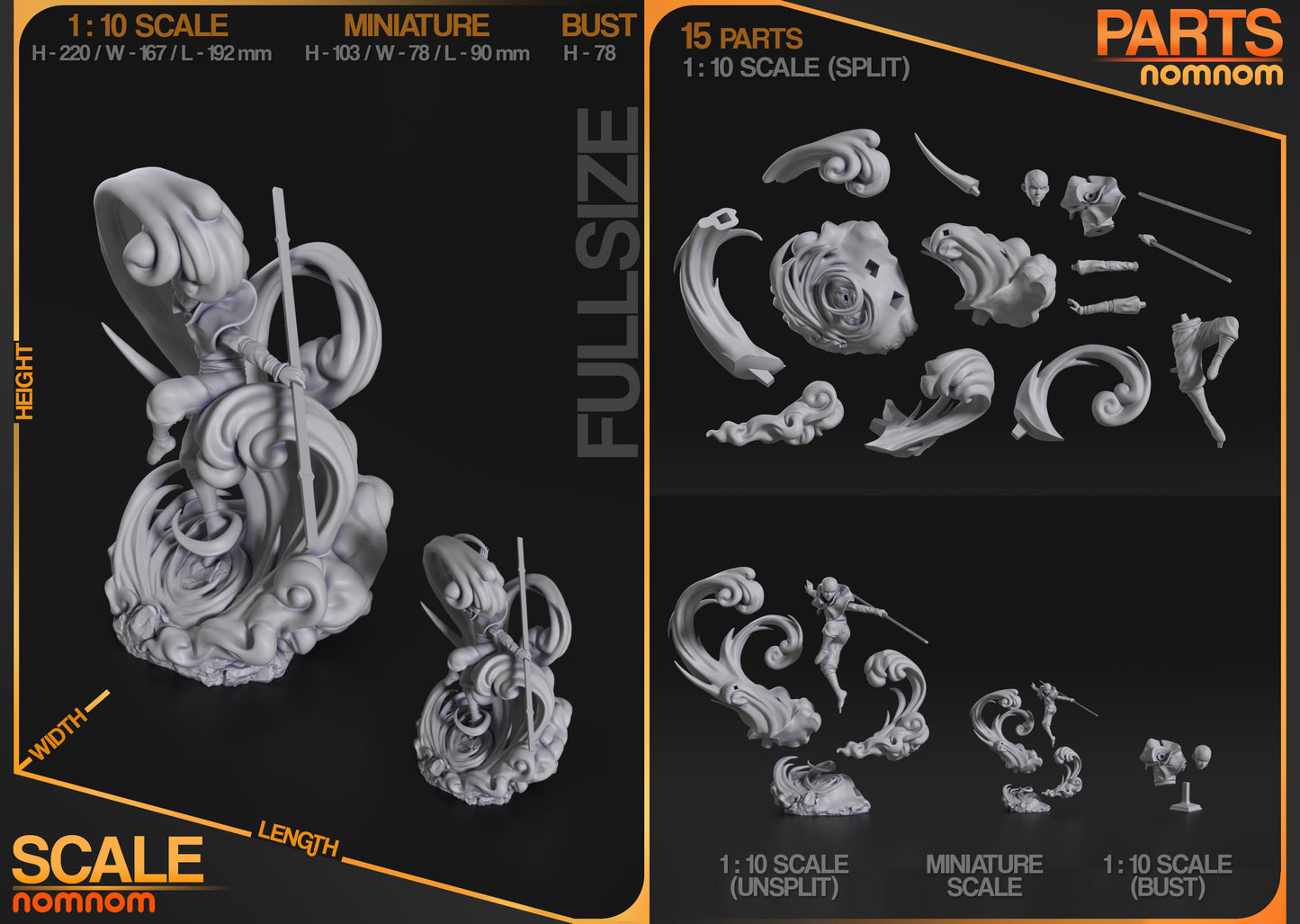 Aang | Resin Model or Bust Kit | DIY Avatar: The Last Airbender