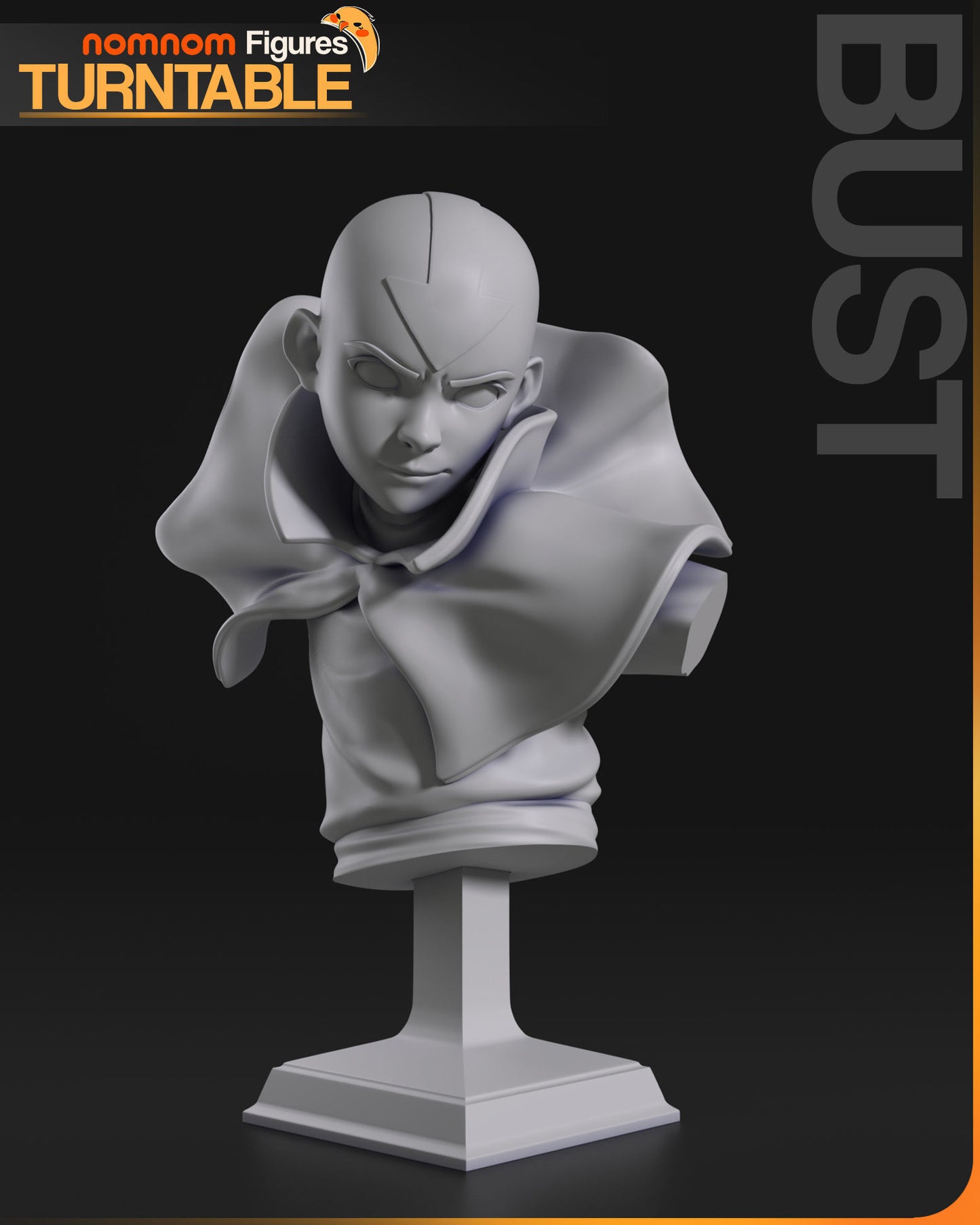Aang | Resin Model or Bust Kit | DIY Avatar: The Last Airbender