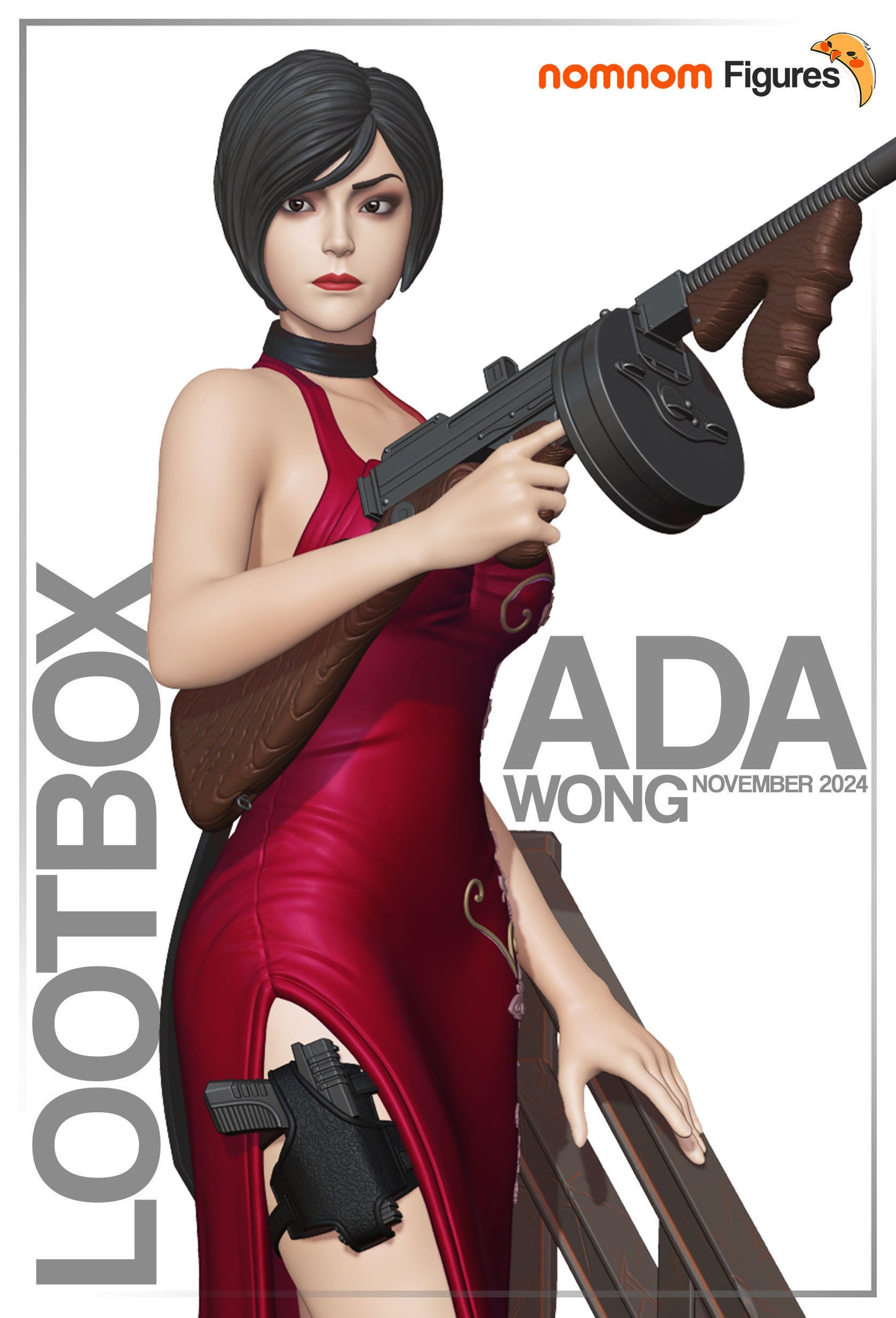 Ada Wong | 6.5-Inch Resin Model Kit | DIY Resident Evil Femme Fatale