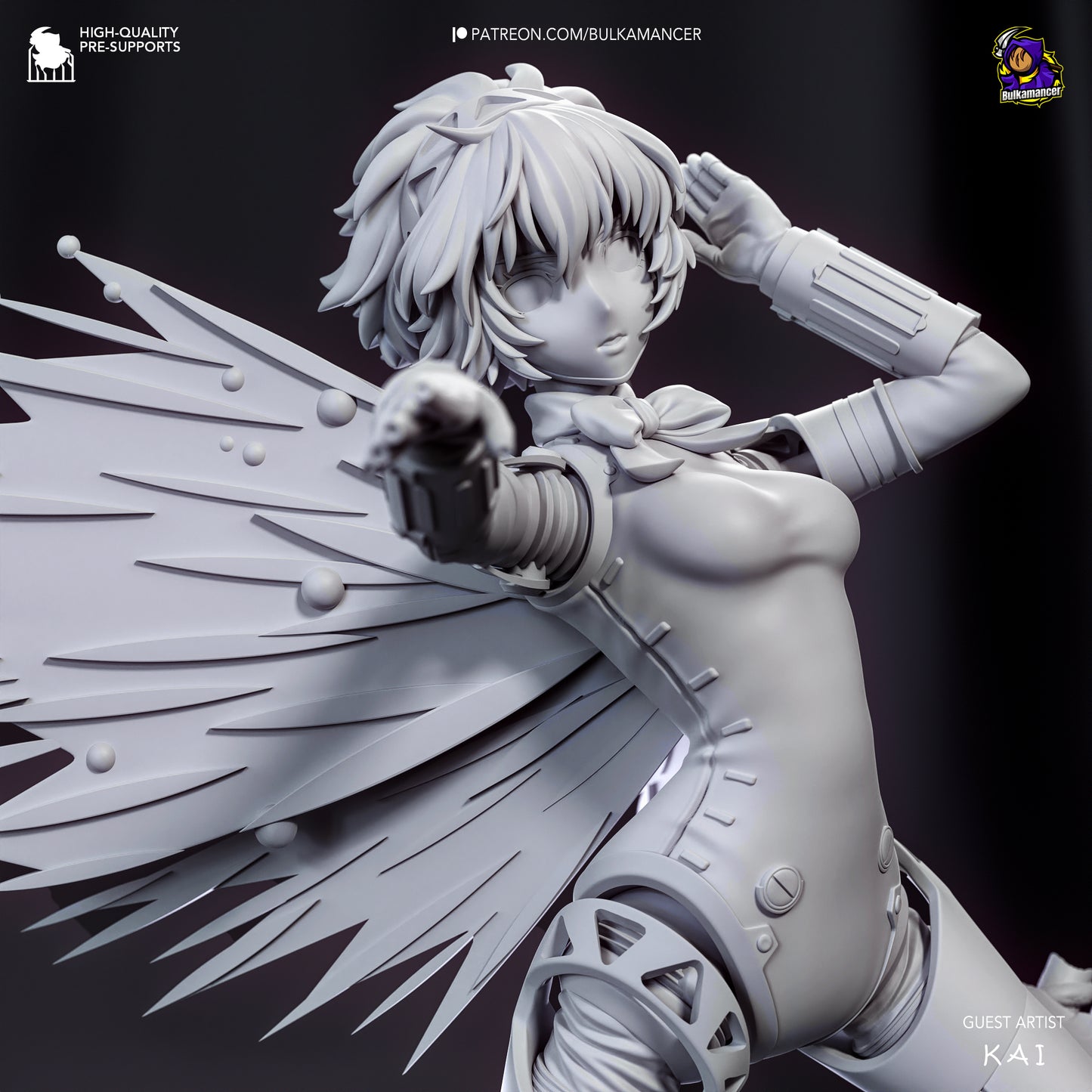 Aigis | 8.5-Inch Resin Model Kit | Persona 3 Reload SEES Android