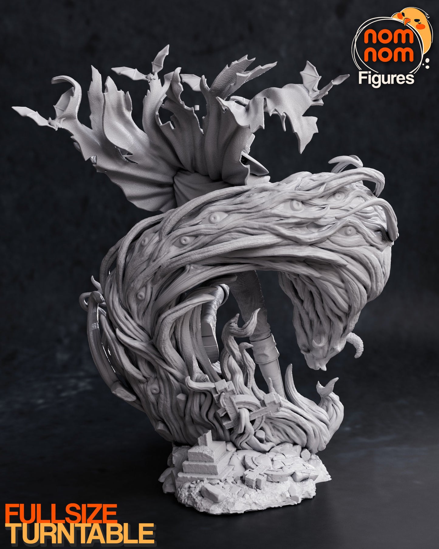Alucard | 8-Inch Resin Model Kit | DIY Hellsing Ultimate Vampire