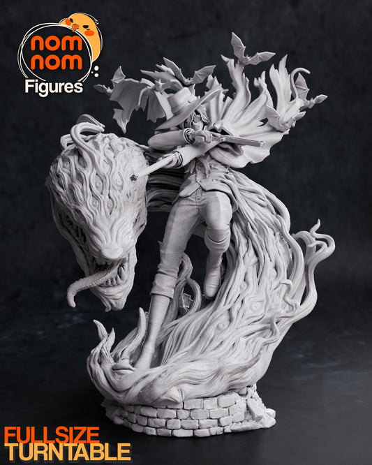 Alucard | 8-Inch Resin Model Kit | DIY Hellsing Ultimate Vampire