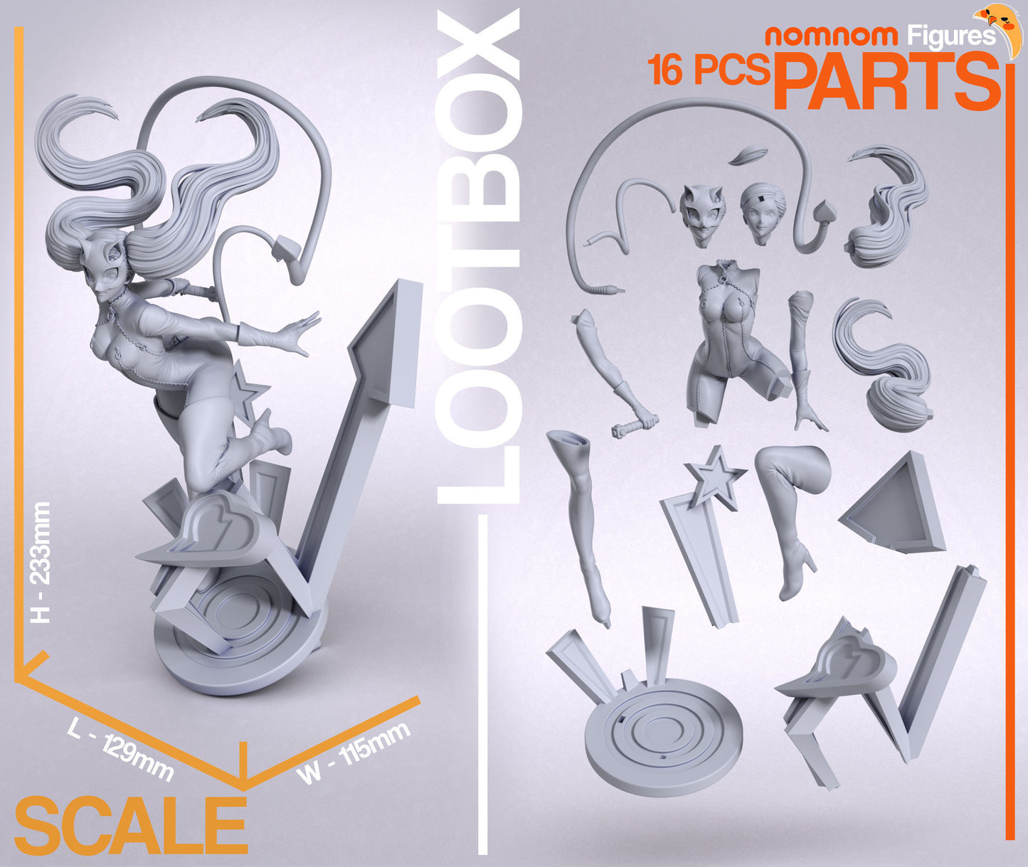Ann Takamaki | 9-Inch Resin Model Kit | DIY Persona 5 Phantom Thief