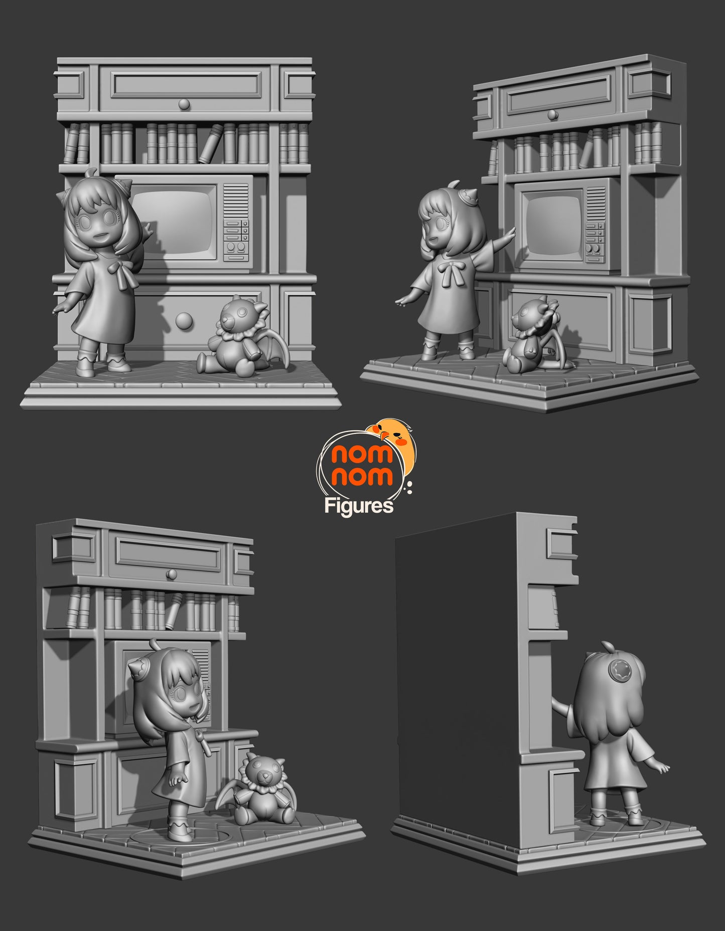 Chibi Anya Forger | 3" Resin Model Kit | DIY Spy X Family Adorable Moment