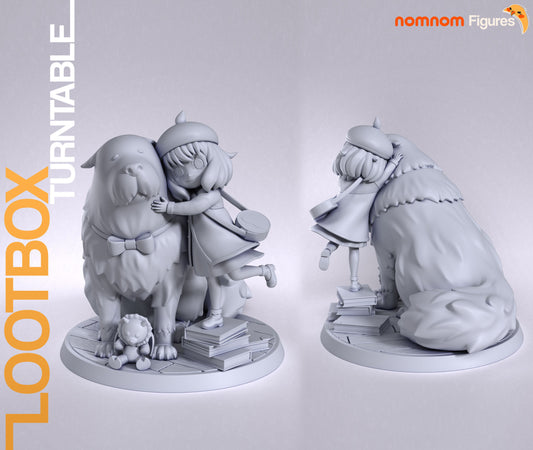 Anya x Bond | 5-Inch Resin Model Kit | DIY Spy x Family Cuteness Overload