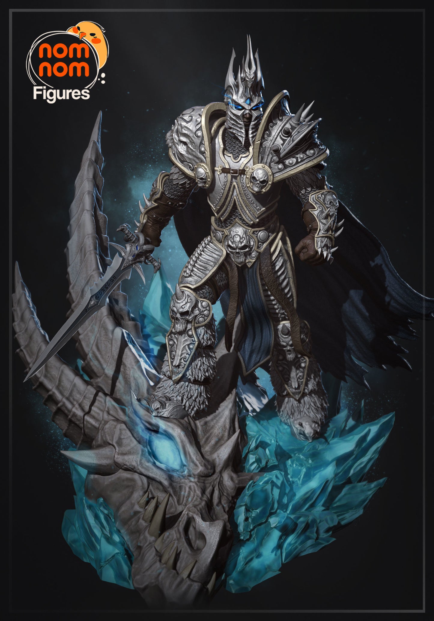 Arthas | 10.5-Inch Resin Model Kit | DIY World of Warcraft Fallen Prince