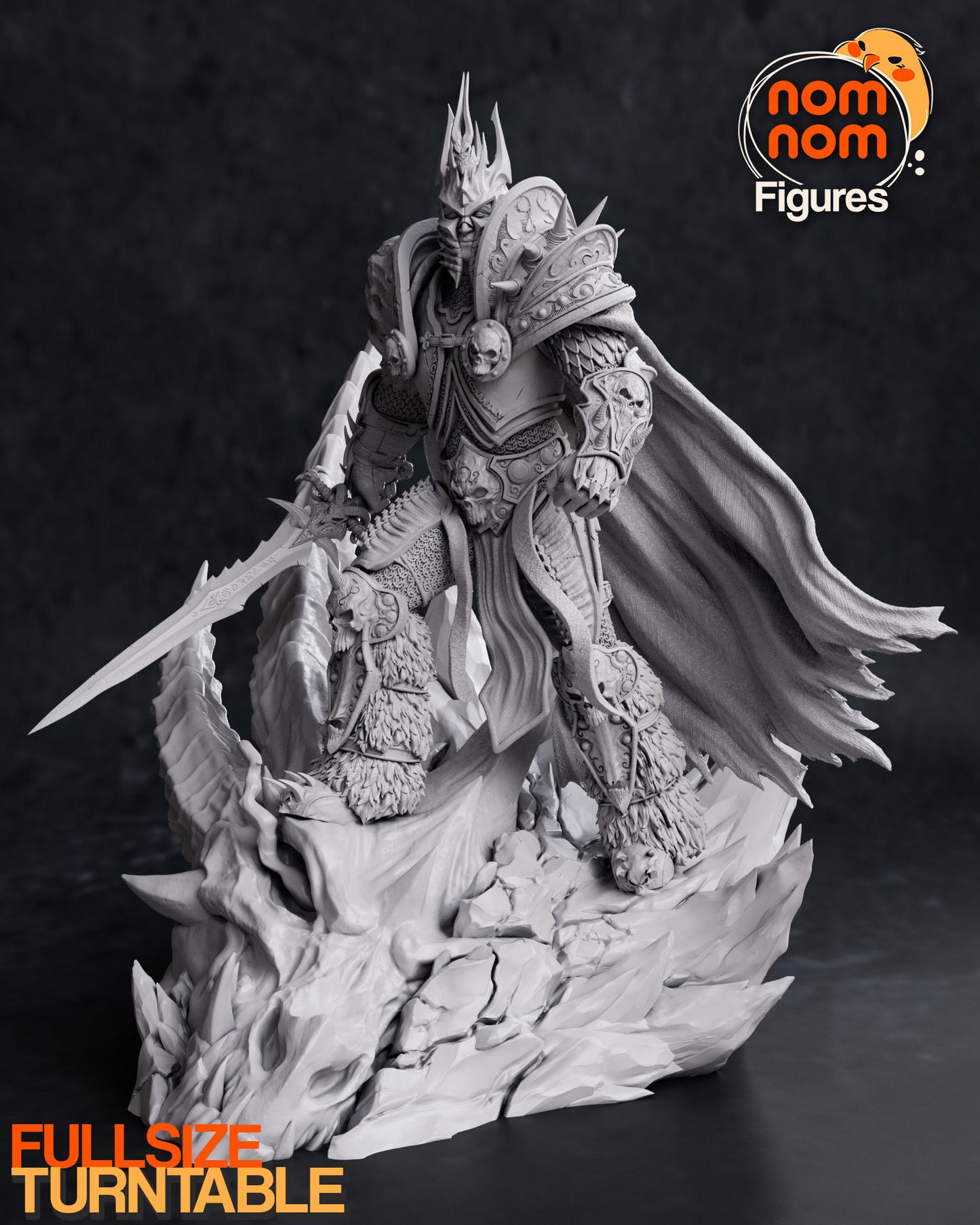 Arthas | 10.5-Inch Resin Model Kit | DIY World of Warcraft Fallen Prince