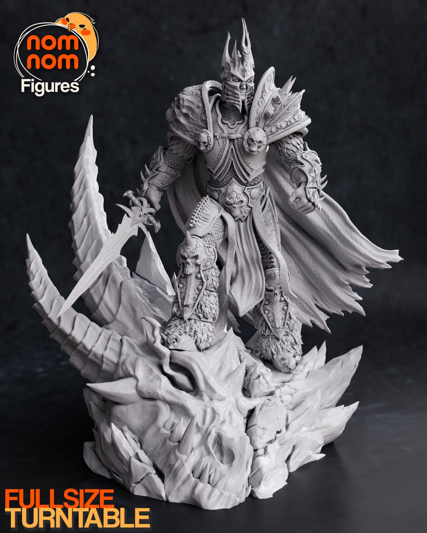 Arthas | 10.5-Inch Resin Model Kit | DIY World of Warcraft Fallen Prince