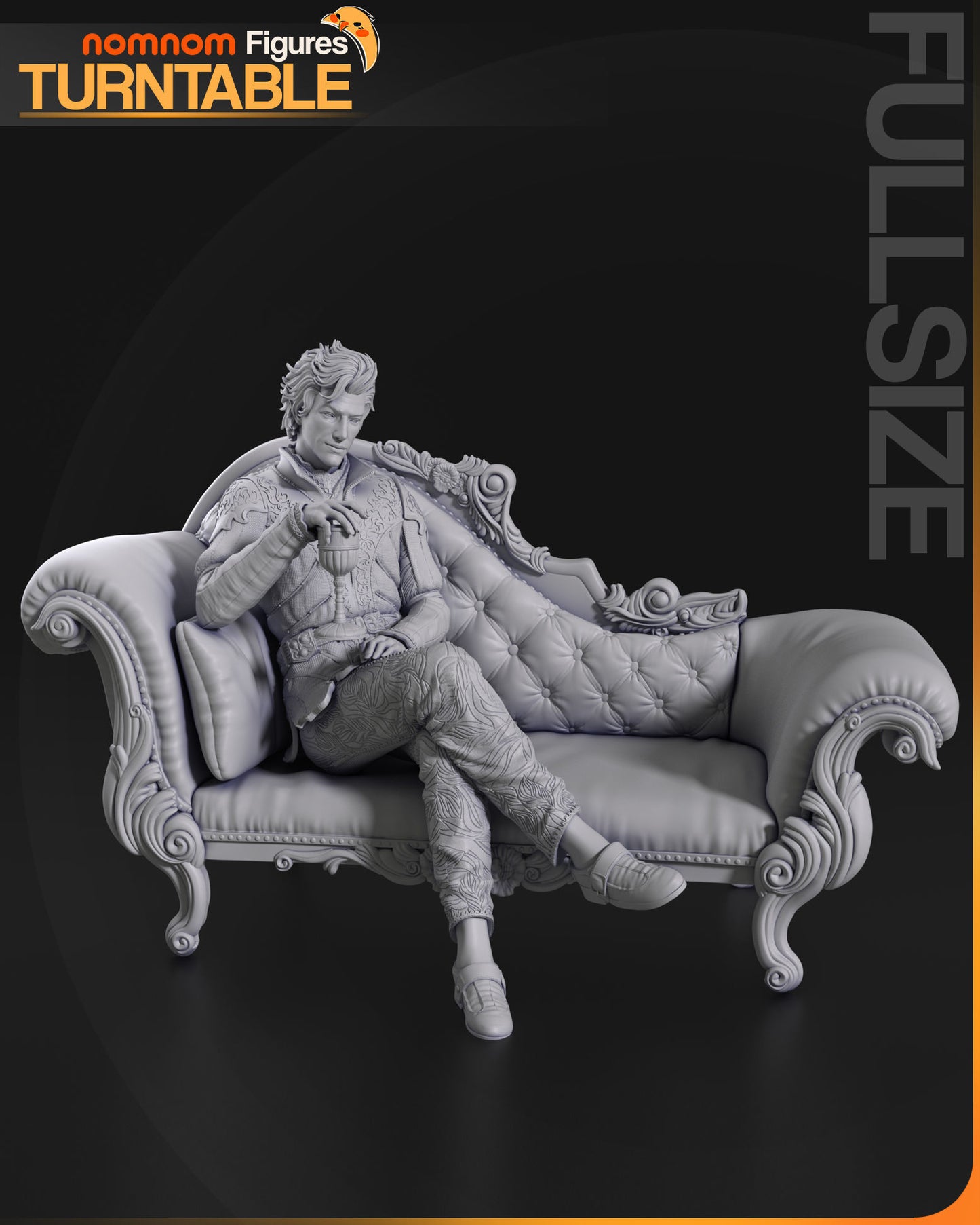Astarion | Resin Model or Bust Kit | BG3 Baldur’s Gate Vampire Spawn